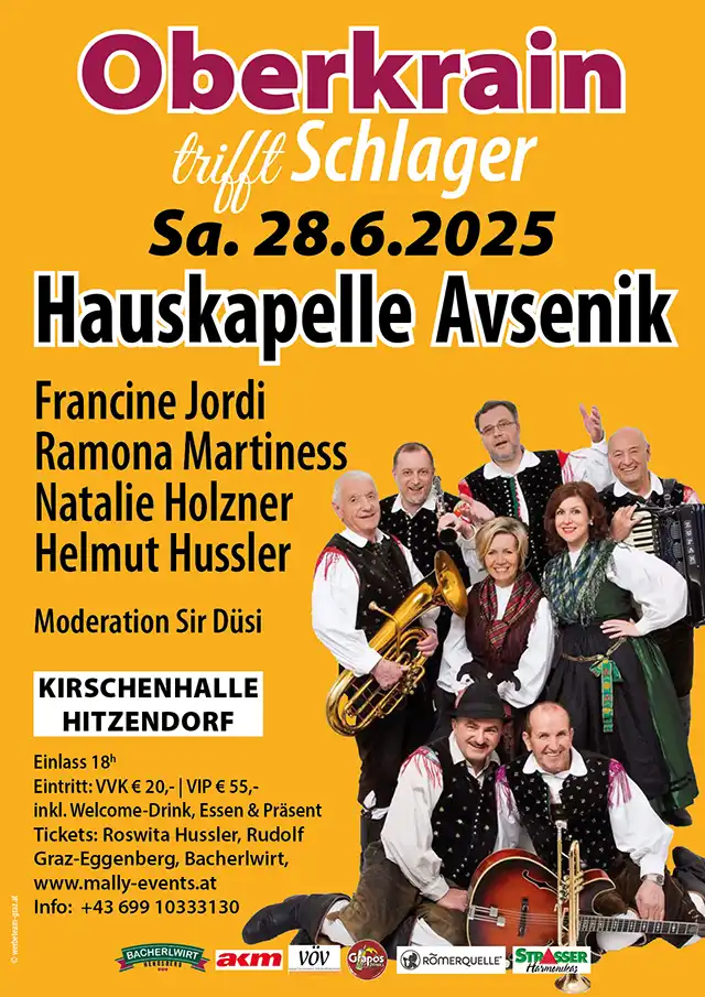 Oberkrain trifft Schlager Kirschenhalle Hitzendorf Oberkrain trifft Schlager Kirschenhalle Hitzendorf