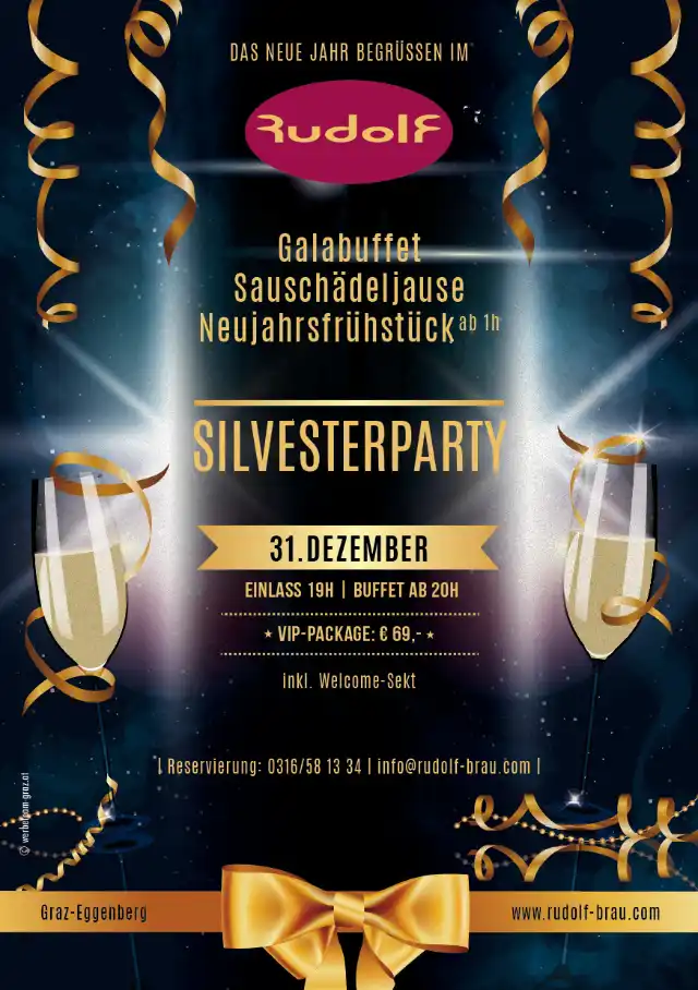 Silvester im Restaurant Rudolf Graz